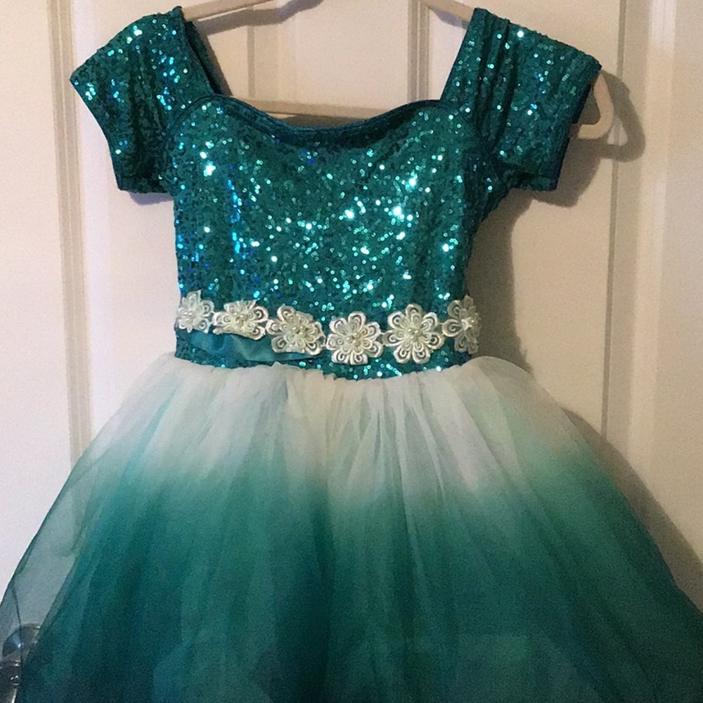 Dance ballet dress up bodysuit dress girls large